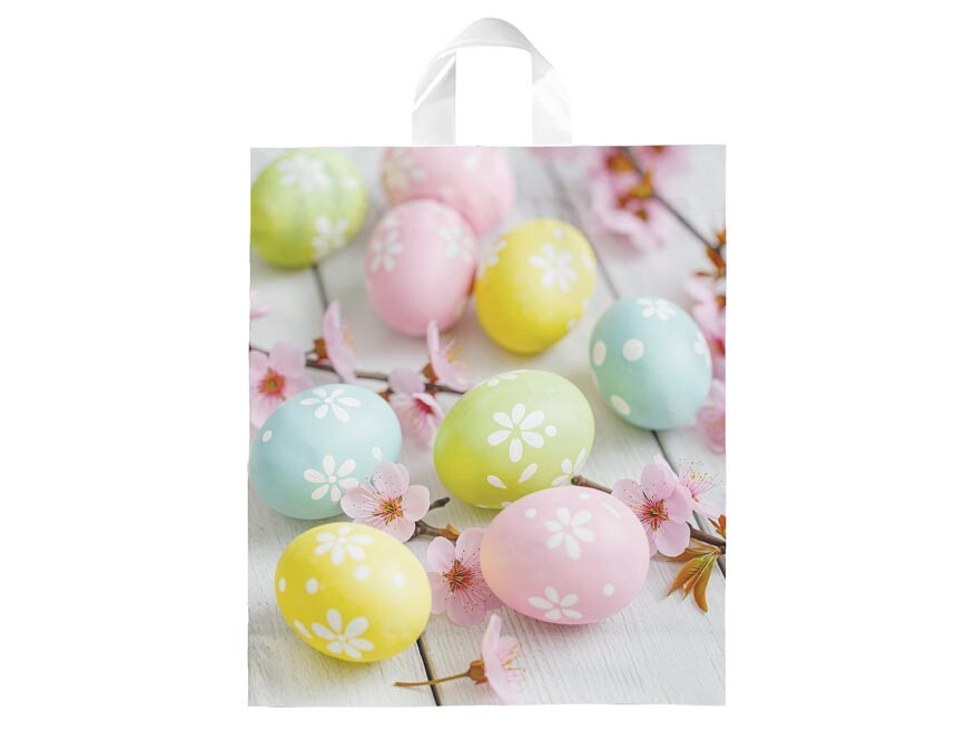 MFP 5252989 Igelitová velikonoční taška 39x46x8 (s uchem)