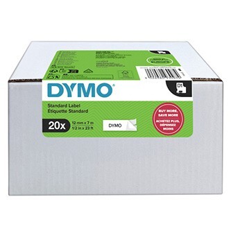 Dymo D1 2231632, černý tisk / bílý podklad, originální páska