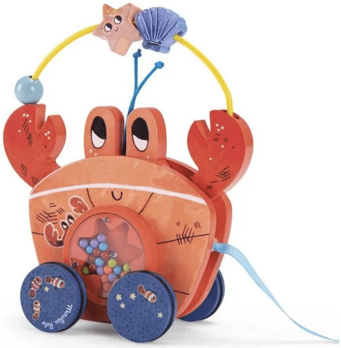 Tahací krab na provázku