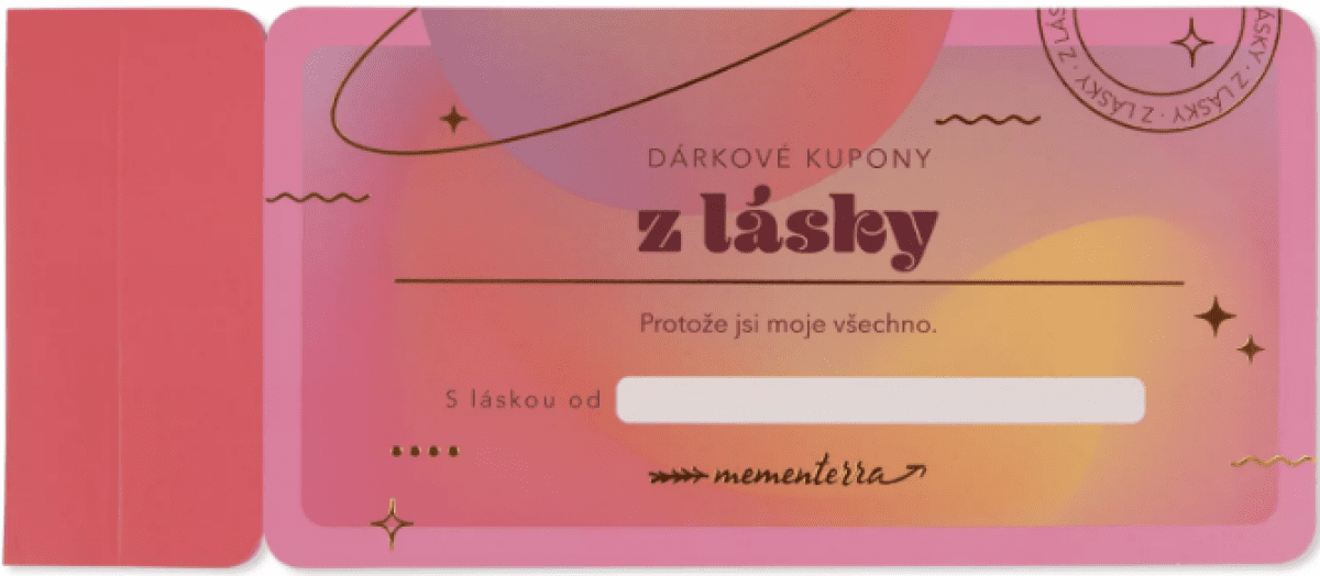 Dárkové kupony z lásky