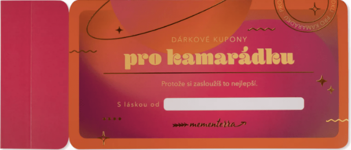 Dárkové kupony pro kamarádku