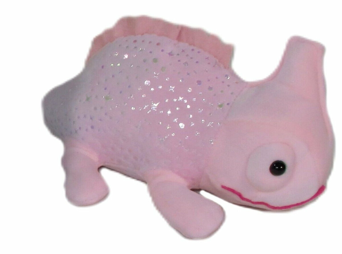Plyšák Chameleon růžový – 25 cm