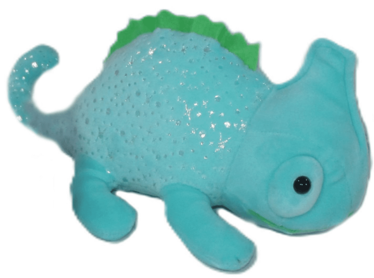Plyšák Chameleon zelený – 25 cm