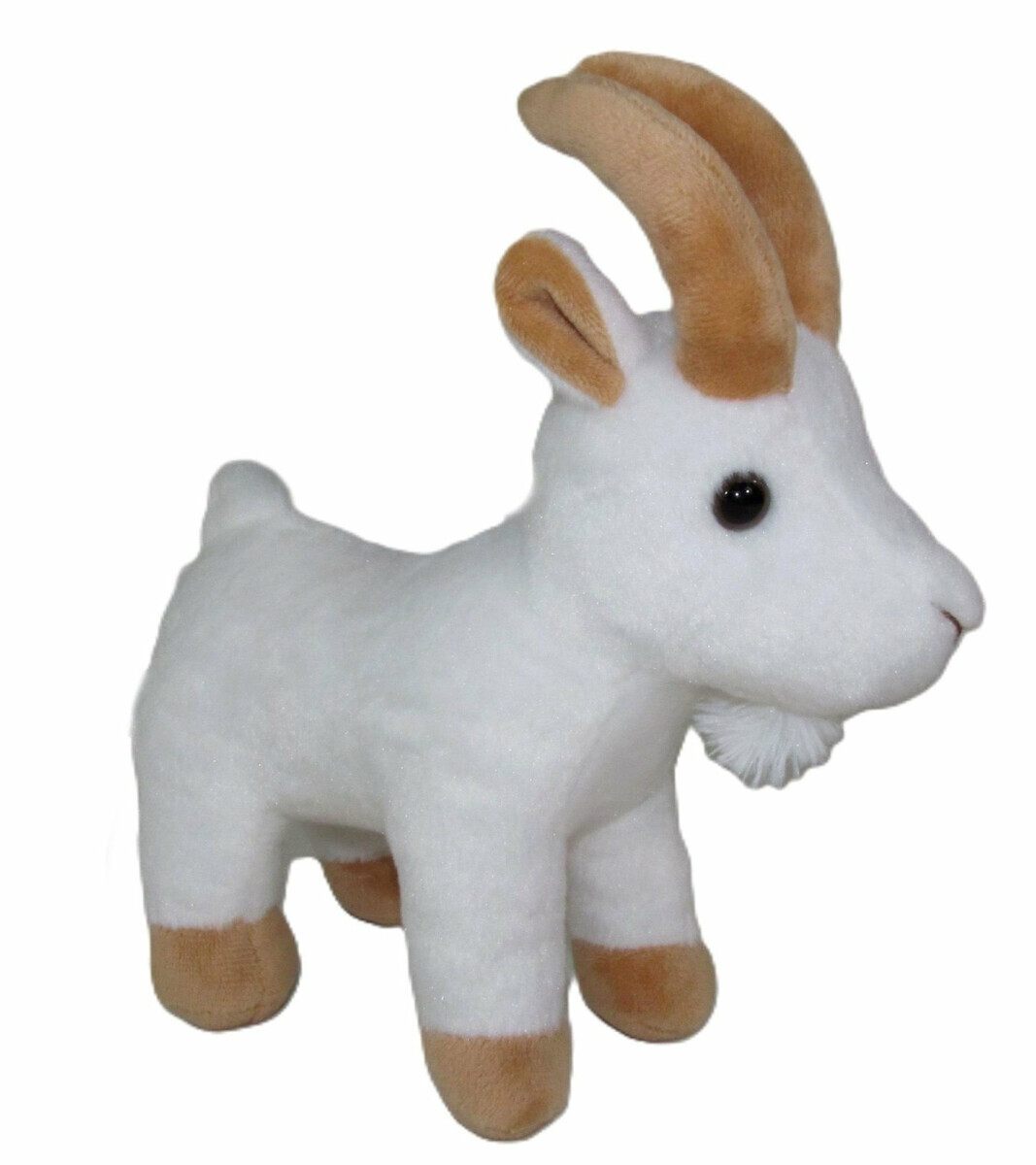 Plyšák Kozička se zvukem bílá – 20 cm