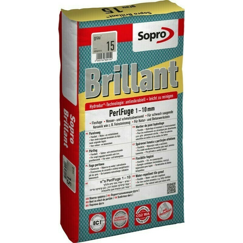 Hmota spárovací Sopro Brillant šedý beton 5 kg