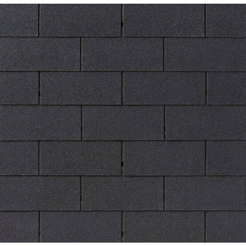 Šindel asfaltový IKO 2.0 Superglass 01 Černá 2,0 m2