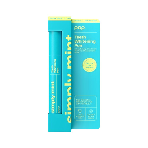 Pop Teeth Whitening Pen Simply Mint, bělicí pero mátové, 4 ml