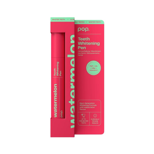 Pop Teeth Whitening Pen Watermelon, bělicí pero melounové, 4 ml