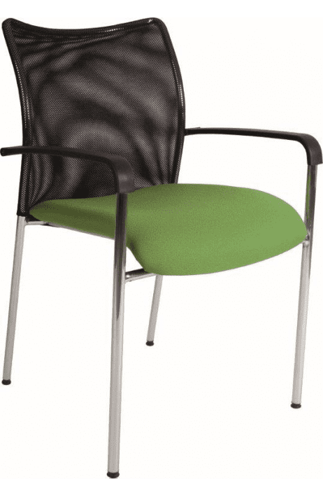 ALBA konferenční židle Trinity s područkami síťovaný opěrák