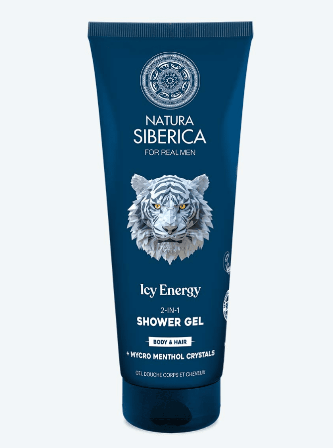 Natura Siberica Arctic Wild Sprchový gel 2v1 na tělo a vlasy Ledová energie 200 ml