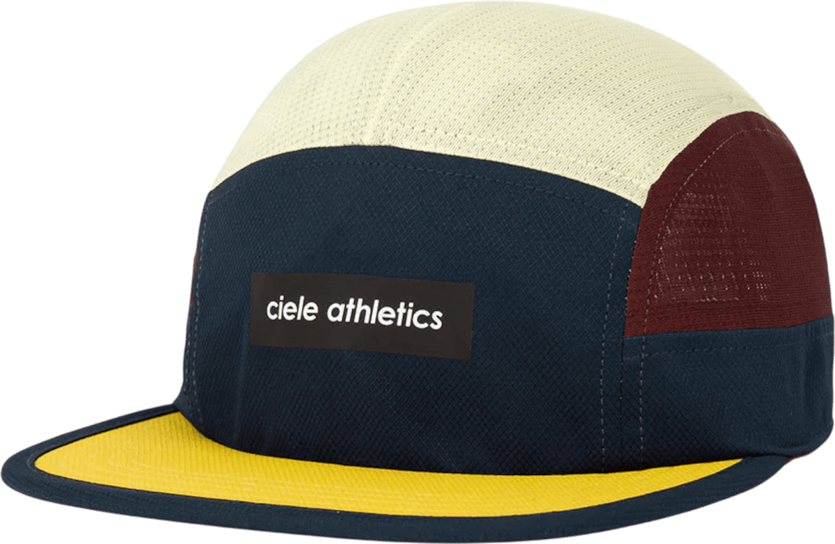 Kšiltovka Ciele GOCap - Field - Iconic Bar - Deep Space/Dark Wine Red