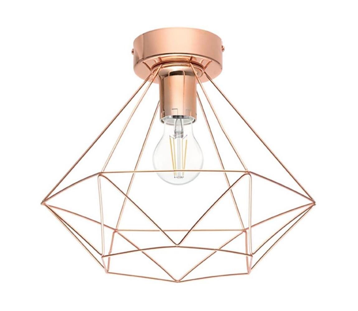 Eglo 79256 - Přisazený lustr BYRON 1xE27/60W/230V měděná 79256