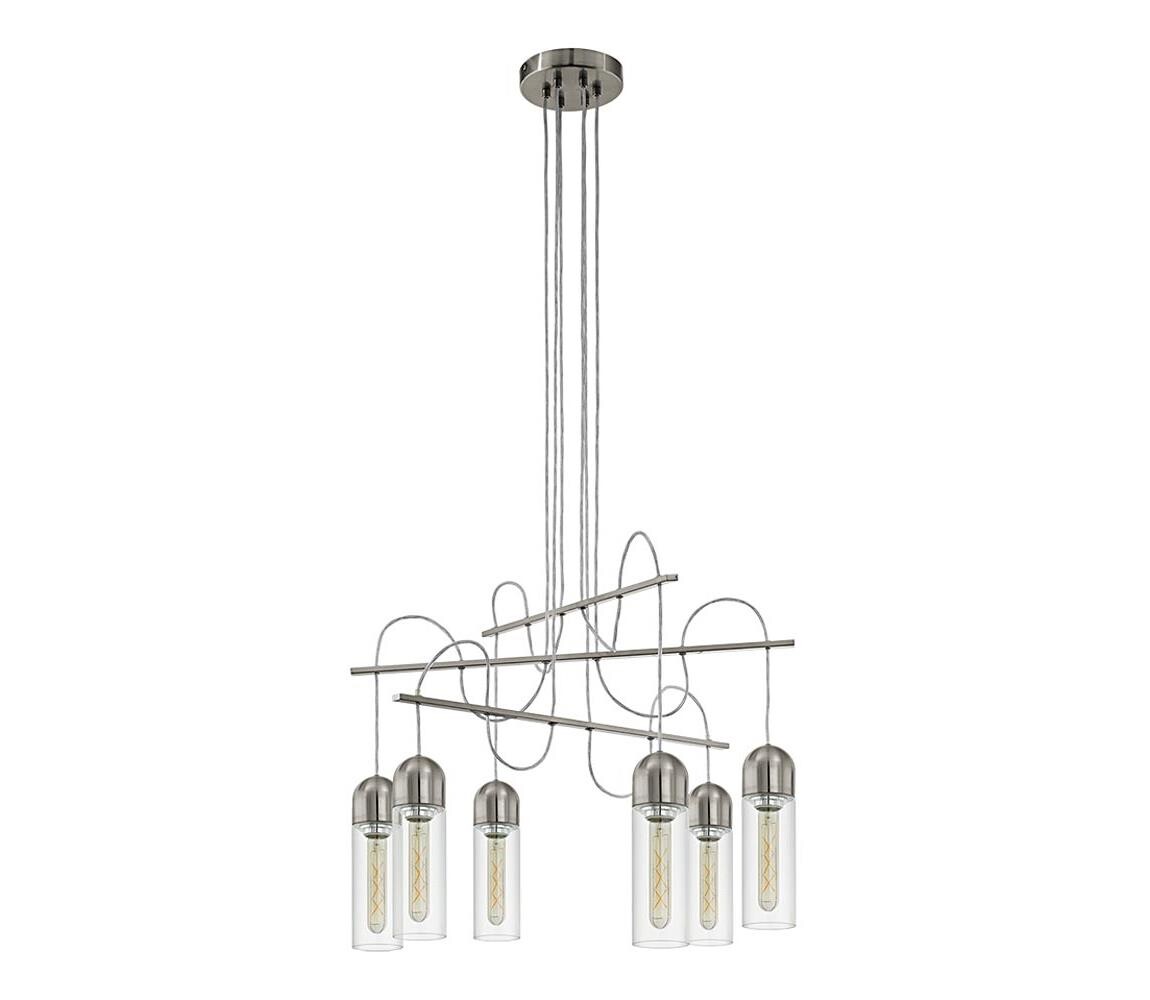 Eglo 96943 - LED Lustr na lanku ZACHARO 6xE27/4W/230V 96943