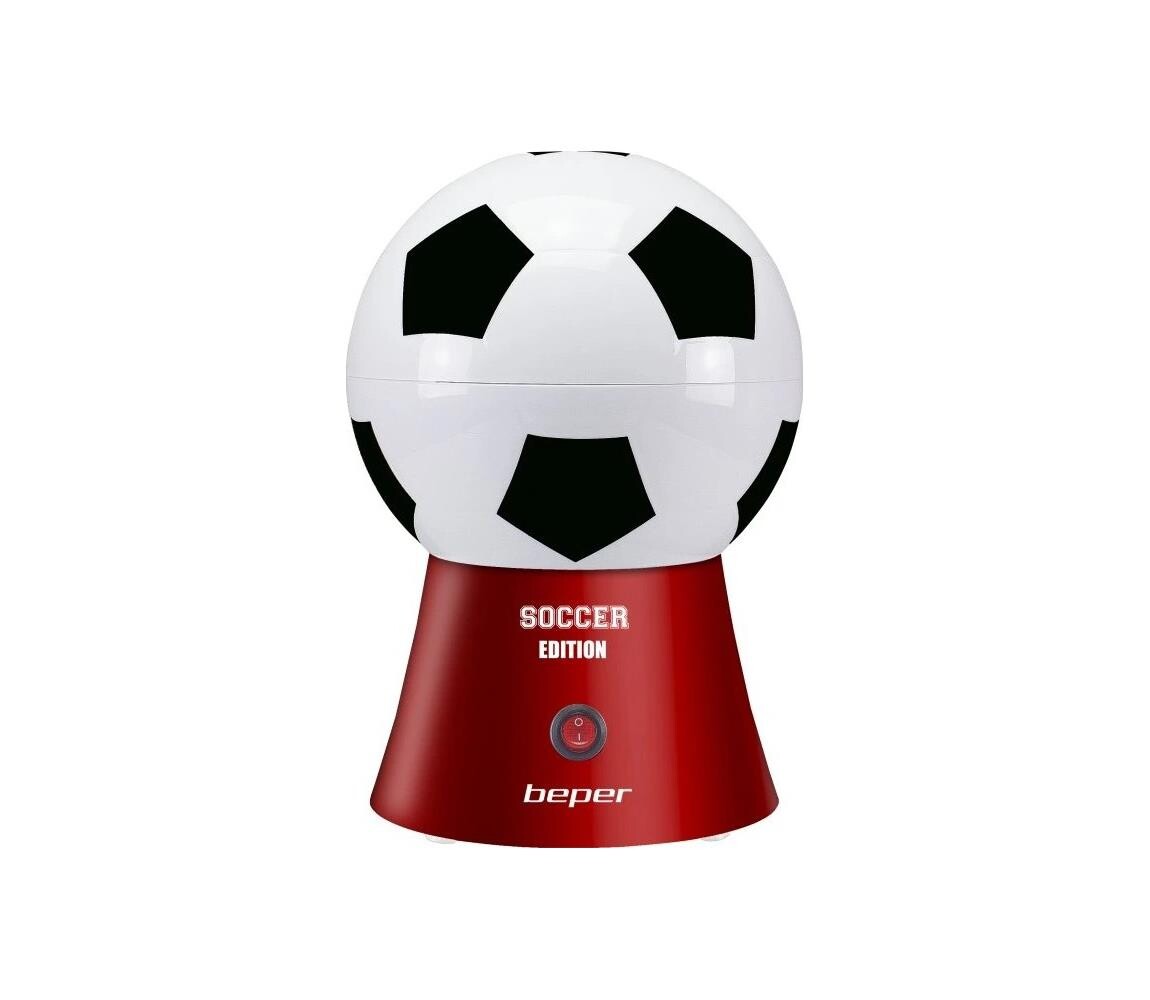 Beper - Popkornovač 1200W/230V fotbal/červená BEP-P101CUD051