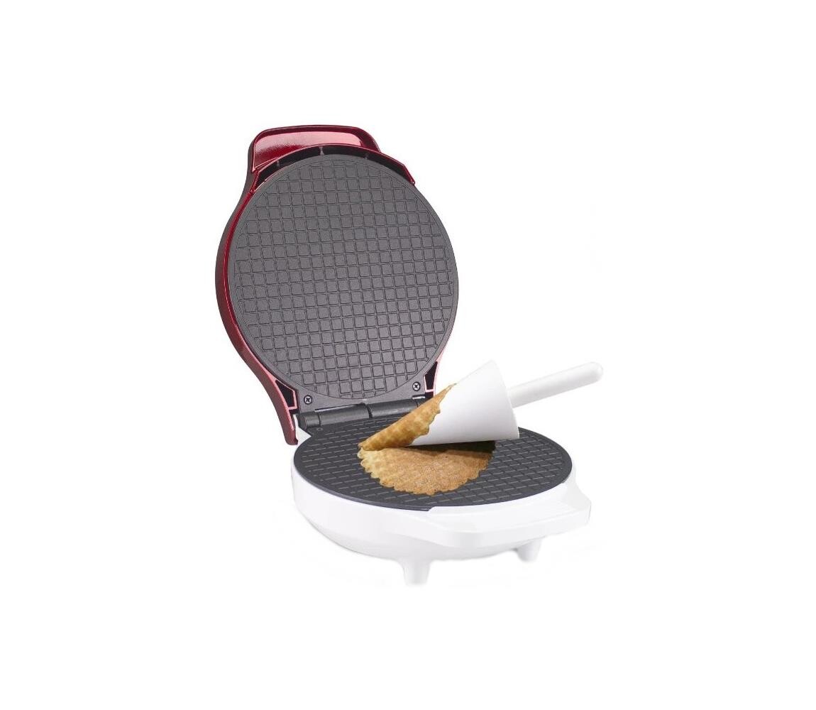 Beper - Vaflovač 2v1 1000W/230V červená BEP-P101CUD002
