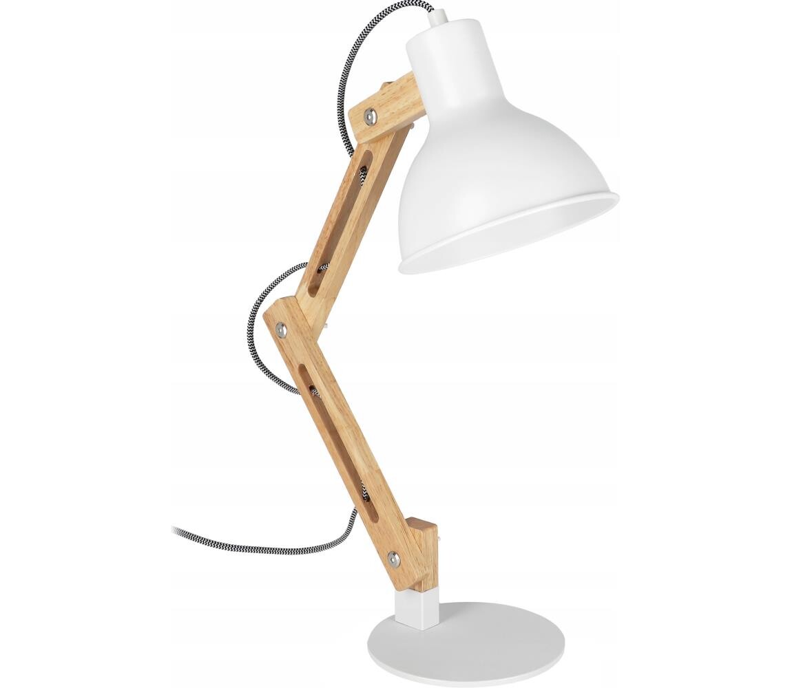 SmartLED Stolní lampa 1xE27/40W/230V bílá 7884