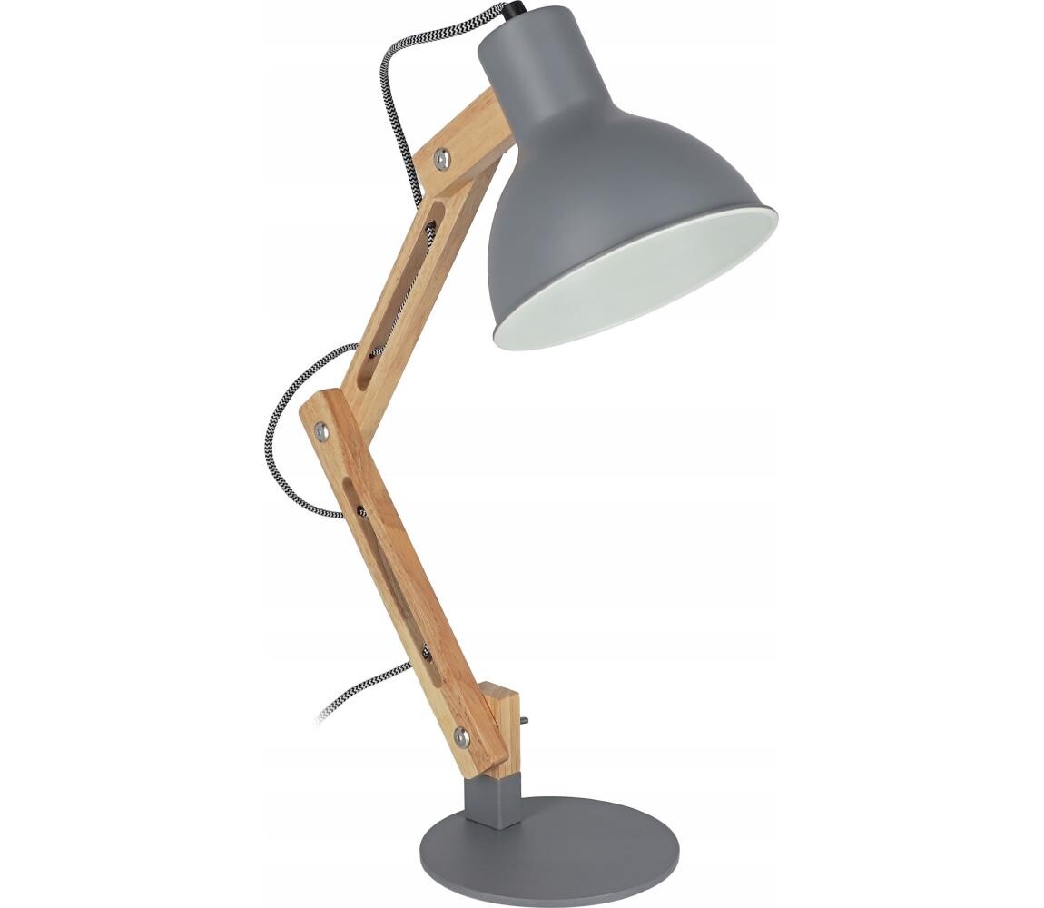 SmartLED Stolní lampa 1xE27/40W/230V šedá 7887