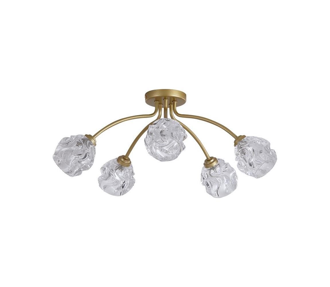 Searchlight 11525-5GO - Přisazený lustr ASTRAL 5xG9/33W/230V zlatá 11525-5GO