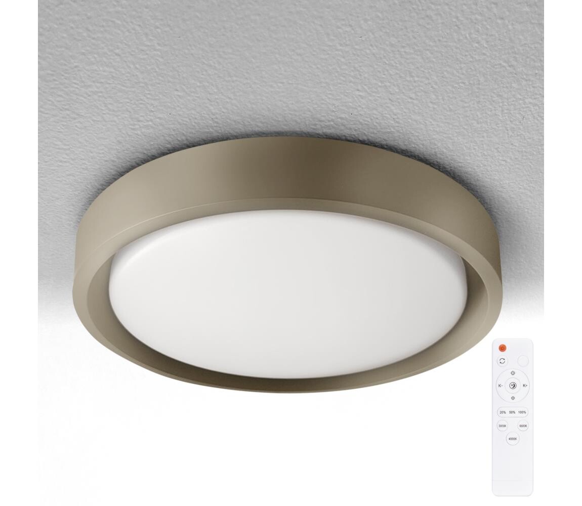 Brilagi -LED Stmív. svítidlo MATTEO LED/60W/230V 3000-6500K pr. 51,5 cm taupe+DO WO800-OEM30-50