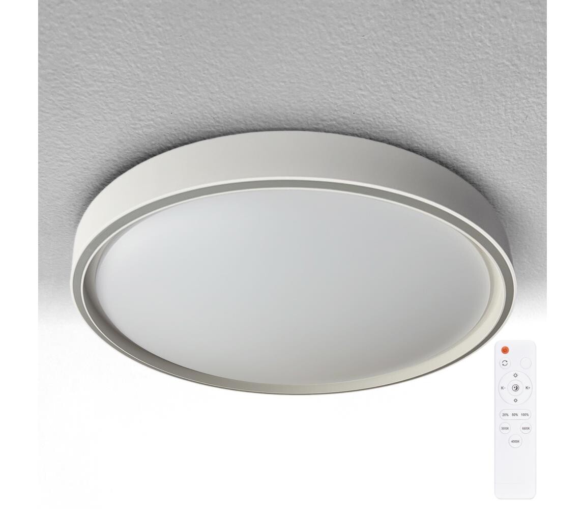 Brilagi-LED Stmív. svítidlo NANCI LED/60W/230V 3000-6500K pr. 49 cm stříbrná +DO WO800-OEM35-50