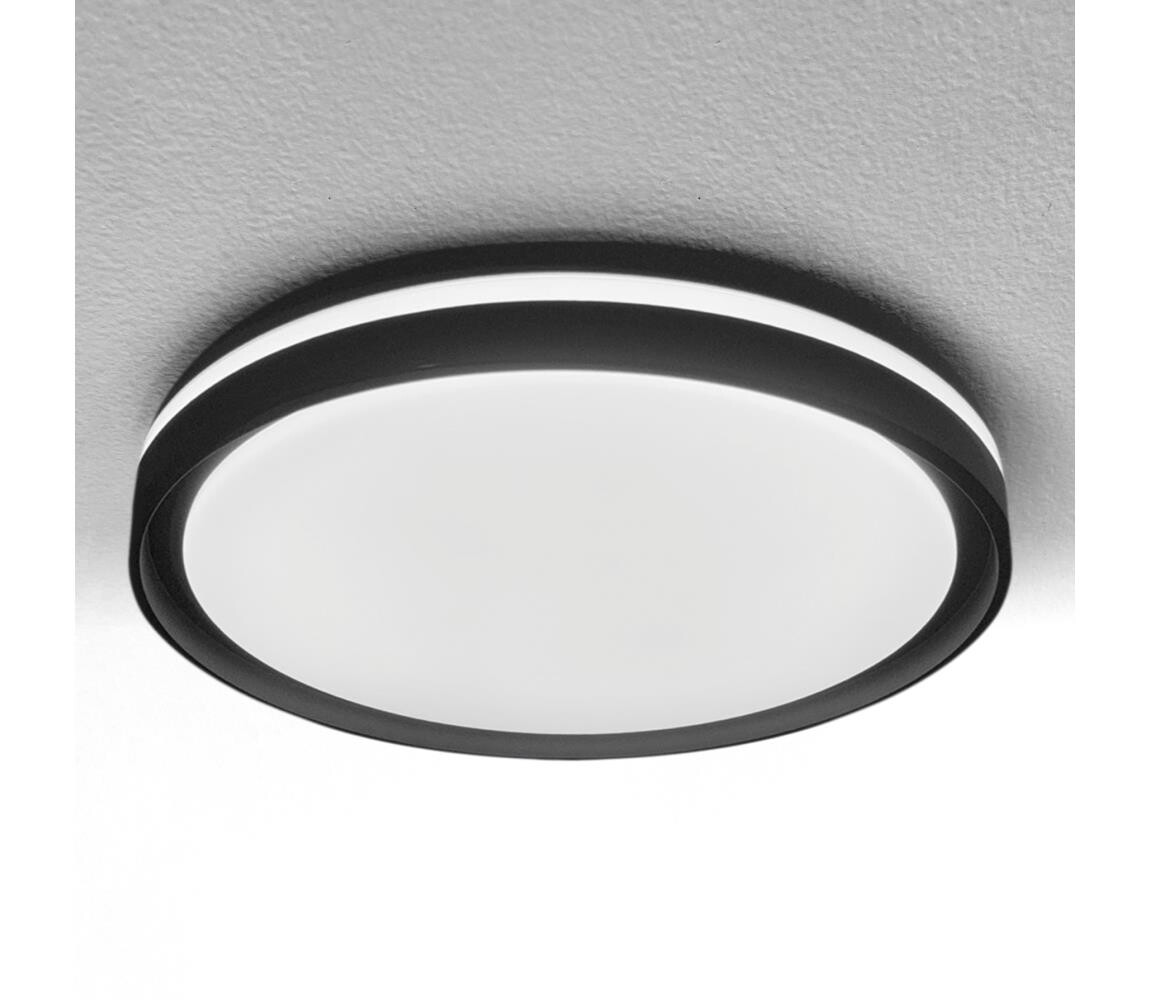 Brilagi - LED Stropní svítidlo NAOMI LED/24W/230V pr. 28,5 cm černá WO800-OEM28-30