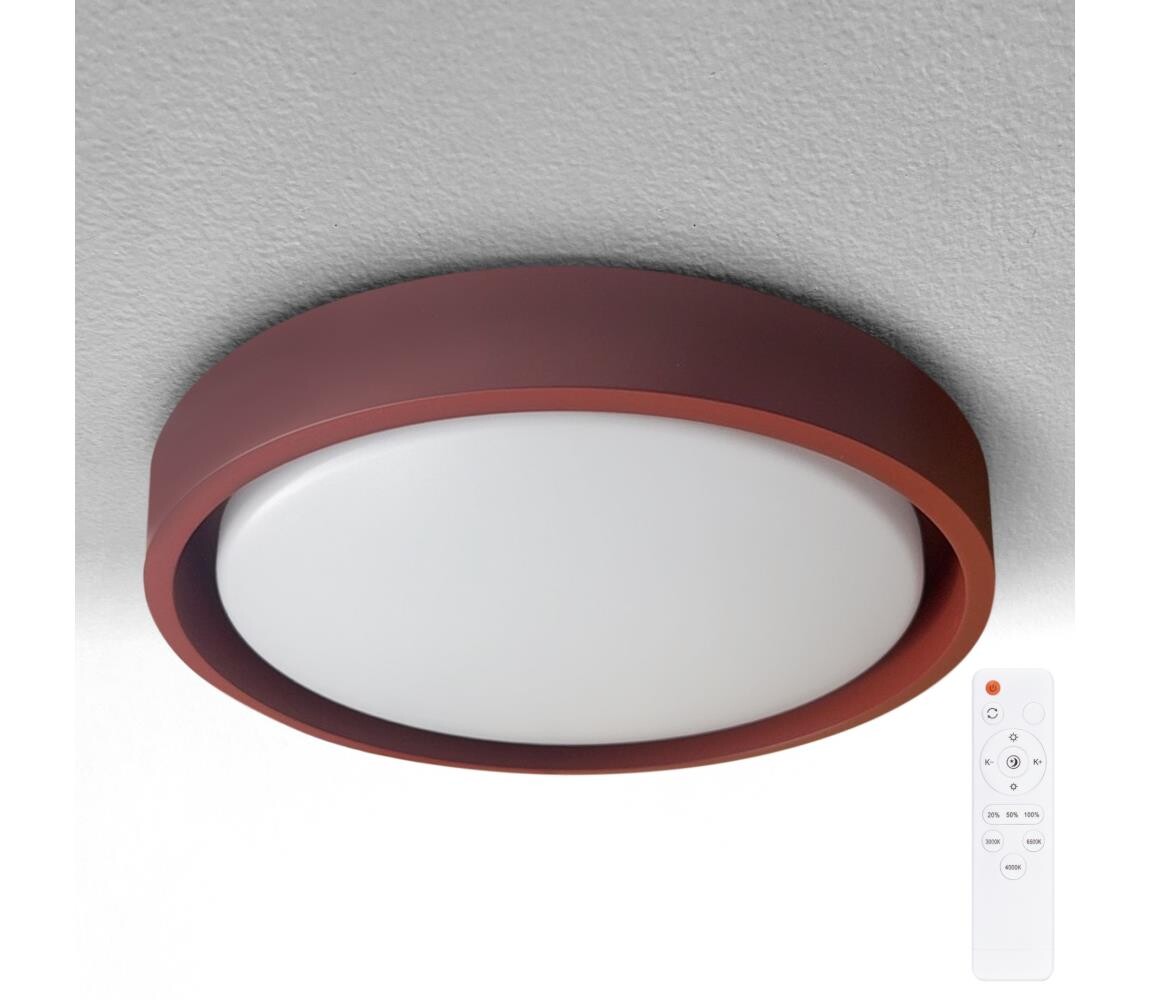 Brilagi -LED Stmív. svítidlo MATTEO LED/48W/230V 3000-6500K pr. 41 cm červená+DO WO800-OEM31-40