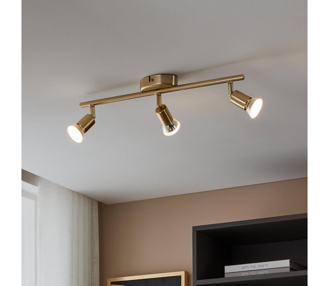 Eglo 33186 - LED Bodové svítidlo BUZZ-LED 3xGU10/2,8W/230V 3000K zlatá 33186