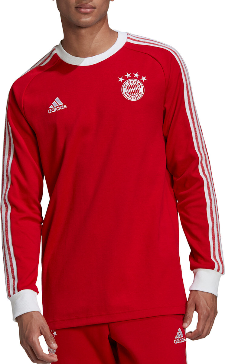 Triko s dlouhým rukávem adidas FCB Licensed Icons LS TEE