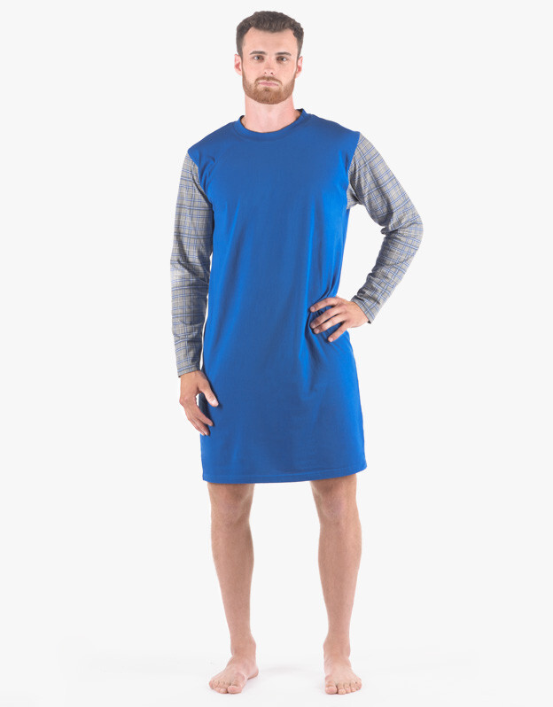 Pánská noční košile Gino vícebarevná (79179-DBMMxG) XL