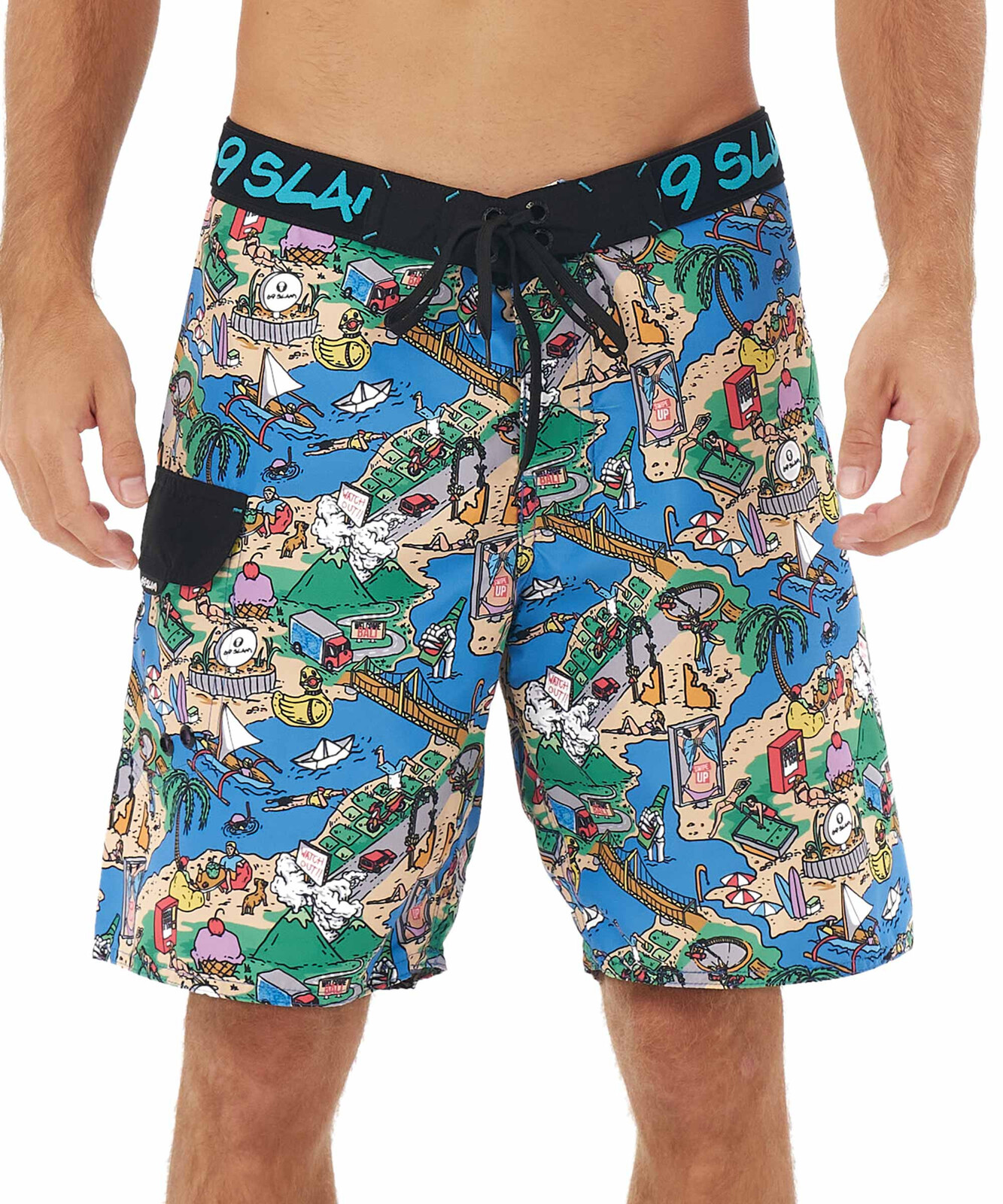 Pánské plavky 69SLAM BALI LONG (SLLBAL-PM) 32