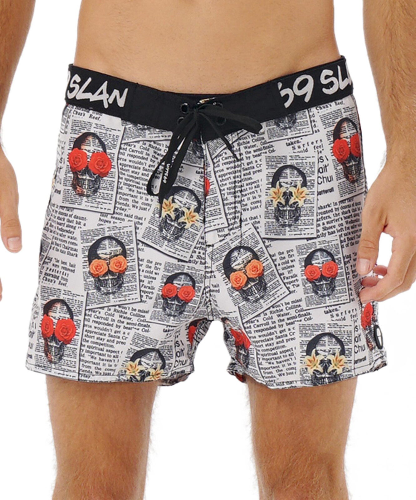 Pánské plavky 69SLAM LEILANI BLACK (SSCLEB-PM) 36