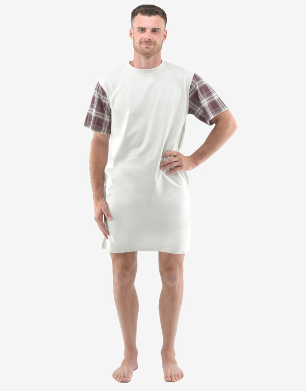 Pánská noční košile Gino vícebarevná (79146-LxGDCF) M