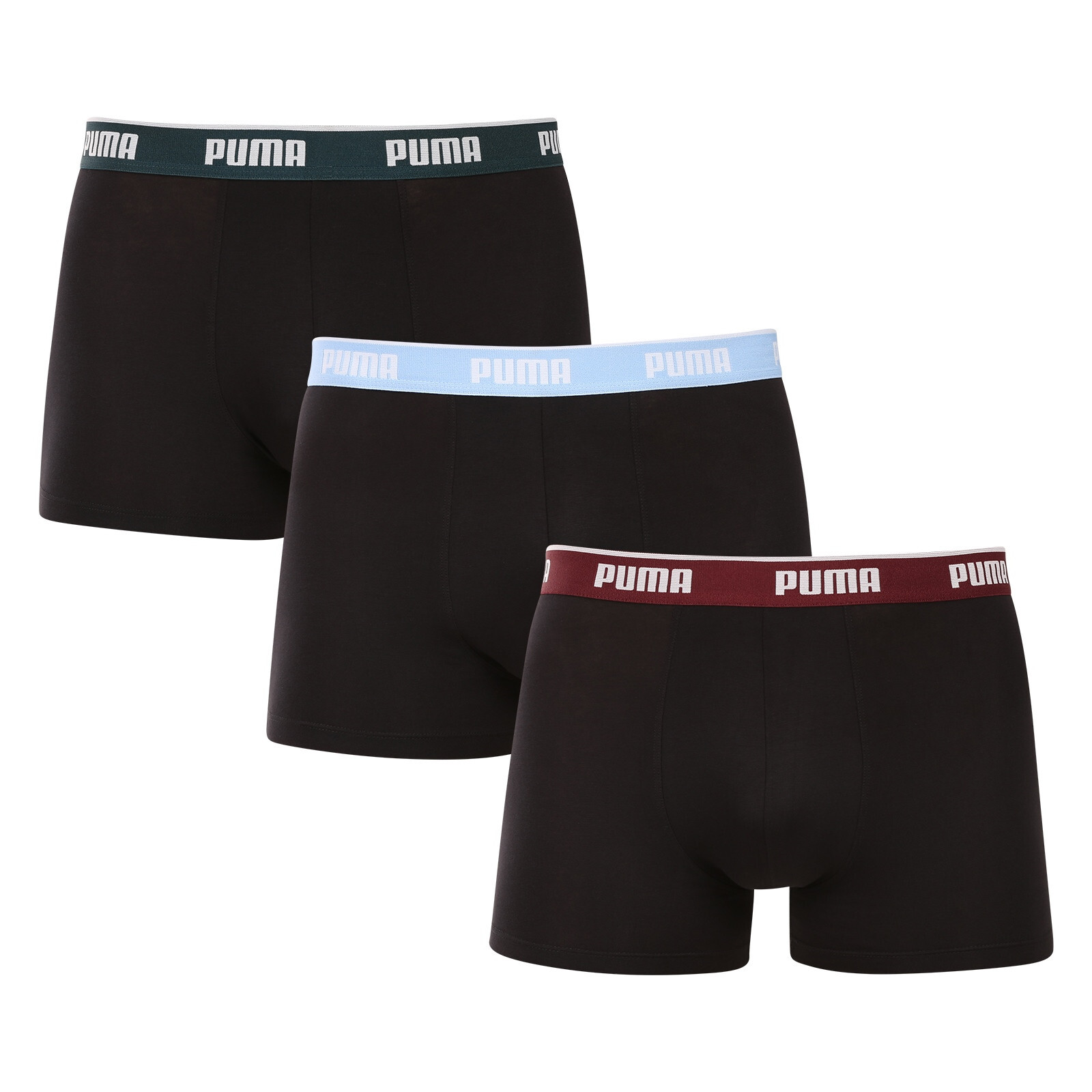3PACK pánské boxerky Puma černé (701234187 007) XL, trenky / trenýrky
