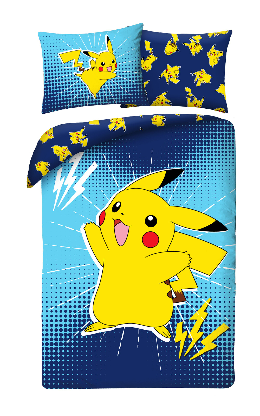 Halantex Povlečení z mikrovlákna 140x200 + 70x90 cm - Pokémon Pikachu
