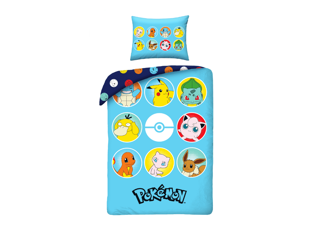 Halantex Povlečení z mikrovlákna 140x200 + 70x90 cm - Pokémon