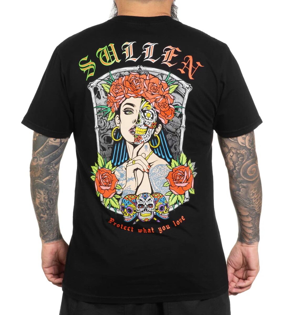 tričko pánské SULLEN - PREMIUM - SUGAR SKULL GIRL M