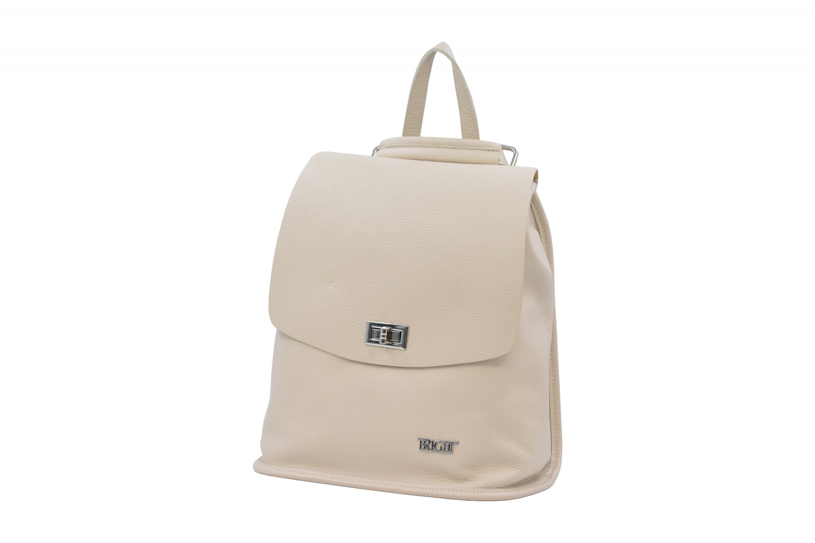 BRIGHT Dámský kožený kabelko/batoh Smetanový, 28 x 10 x 30 (XBR25-LN4148-35DOL)