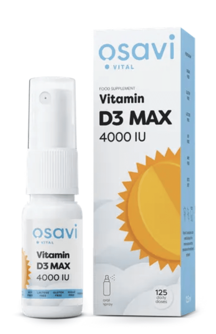 Osavi Vitamín D3 MAX 4000 IU, ústní sprej, 12,5 ml