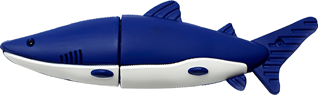 USB Flash disk - 32 GB - Žralok - Modrý - USB 2.0