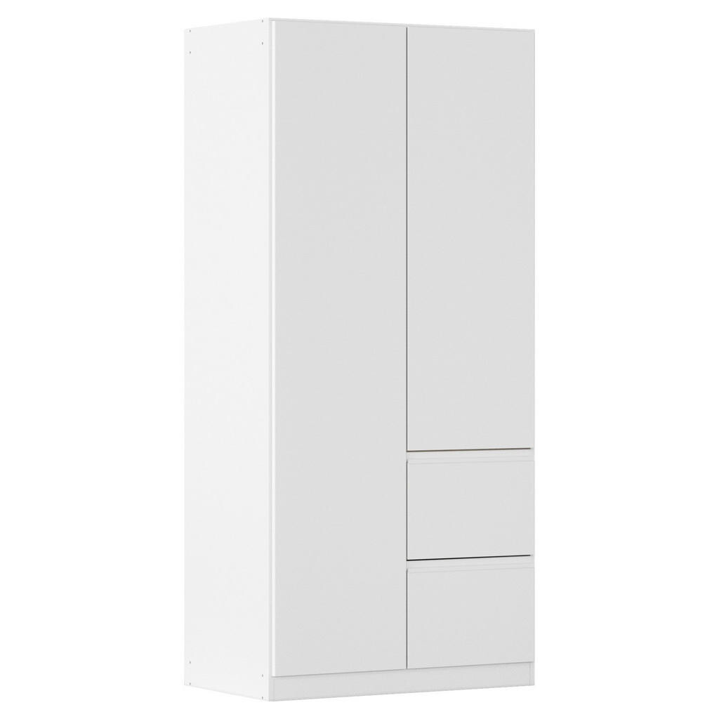 Rauch Möbel ŠATNÍ SKŘÍŇ S OTOČNÝMI DVEŘMI, bílá, 91/197/54 cm