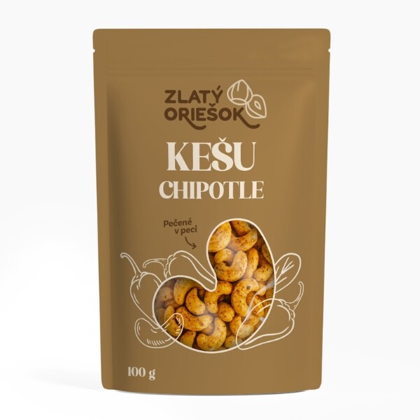Zlatý Oříšek – Kešu chipotle 100 g