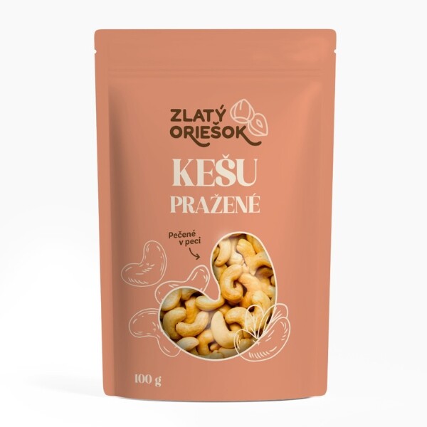 Zlatý Oříšek – Pražené kešu 100 g