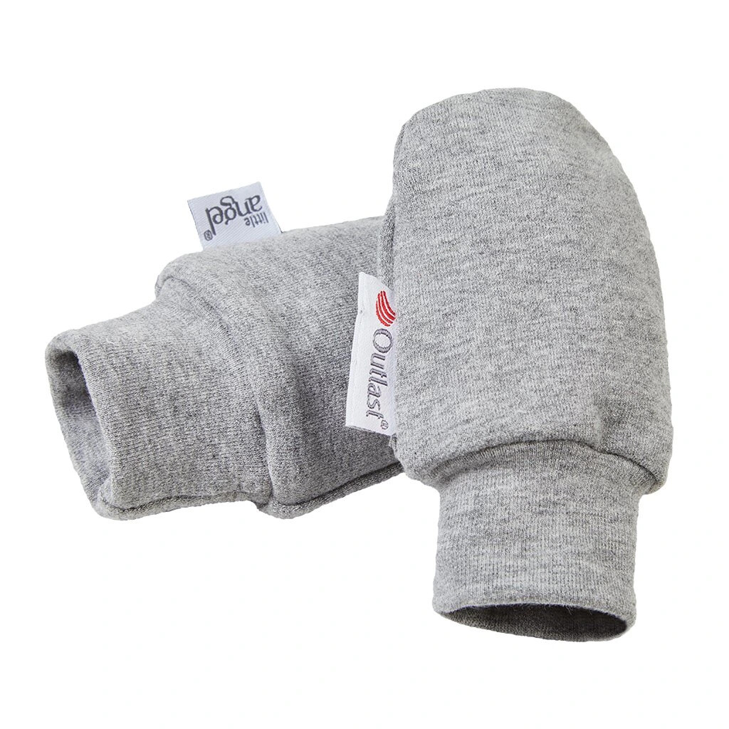 Little Angel Rukavice smyk kojenecké Outlast® - šedý melír, vel. 1