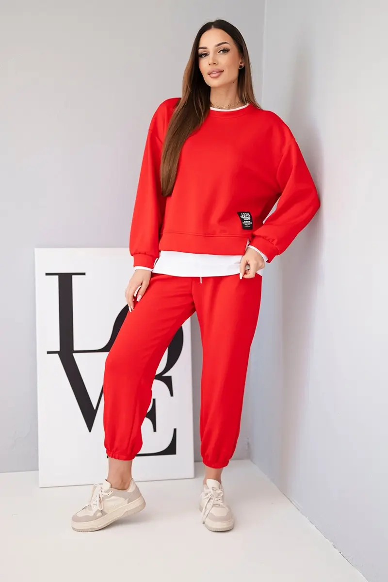 Kesi dámská souprava s volnou mikinou a tepláky