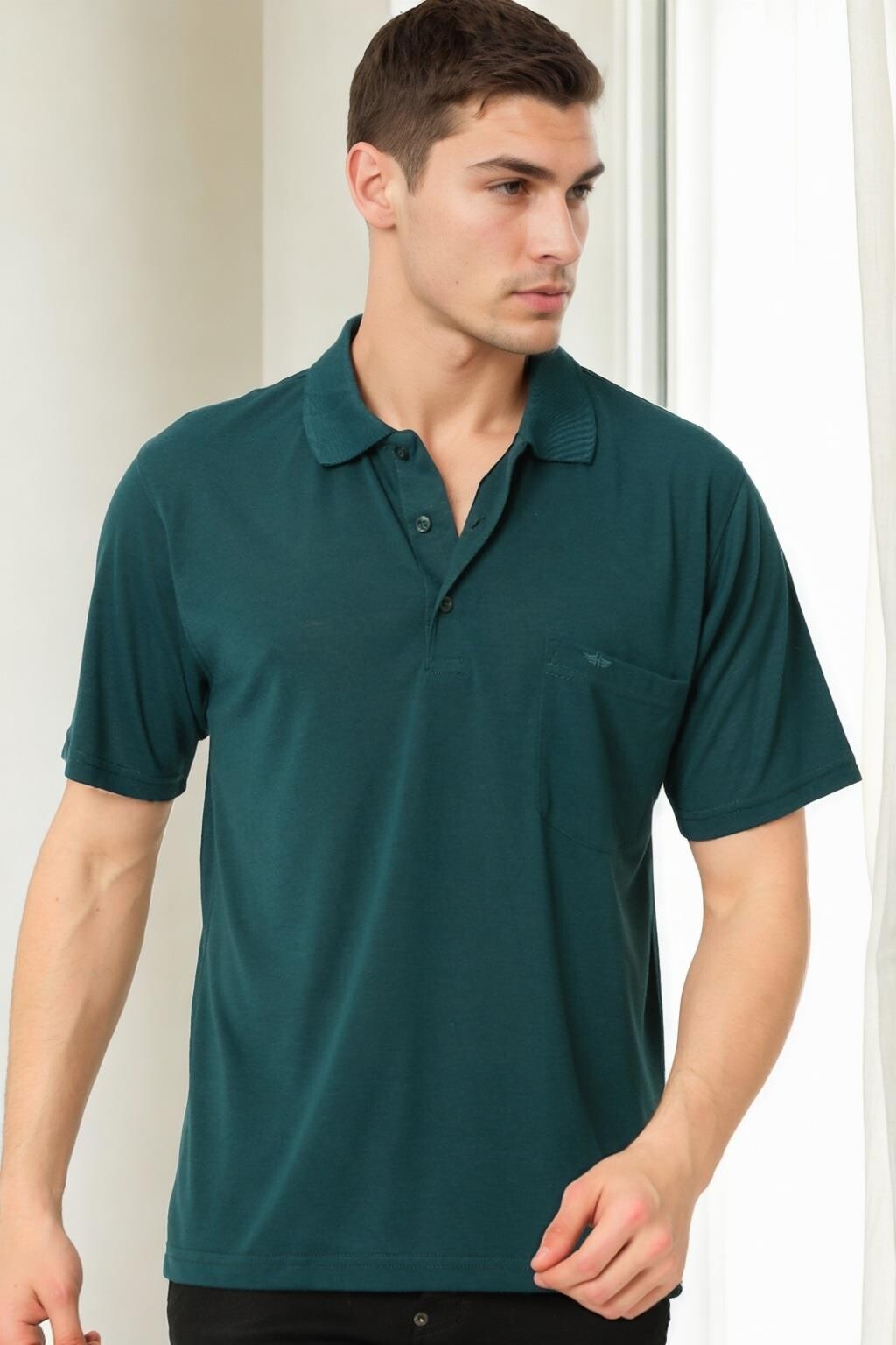 Pánské zelené polo triko Dewberry