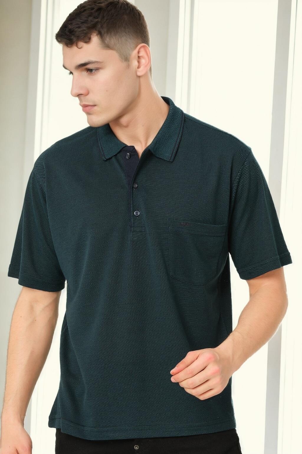 Pánské zelené polokošile Dewberry