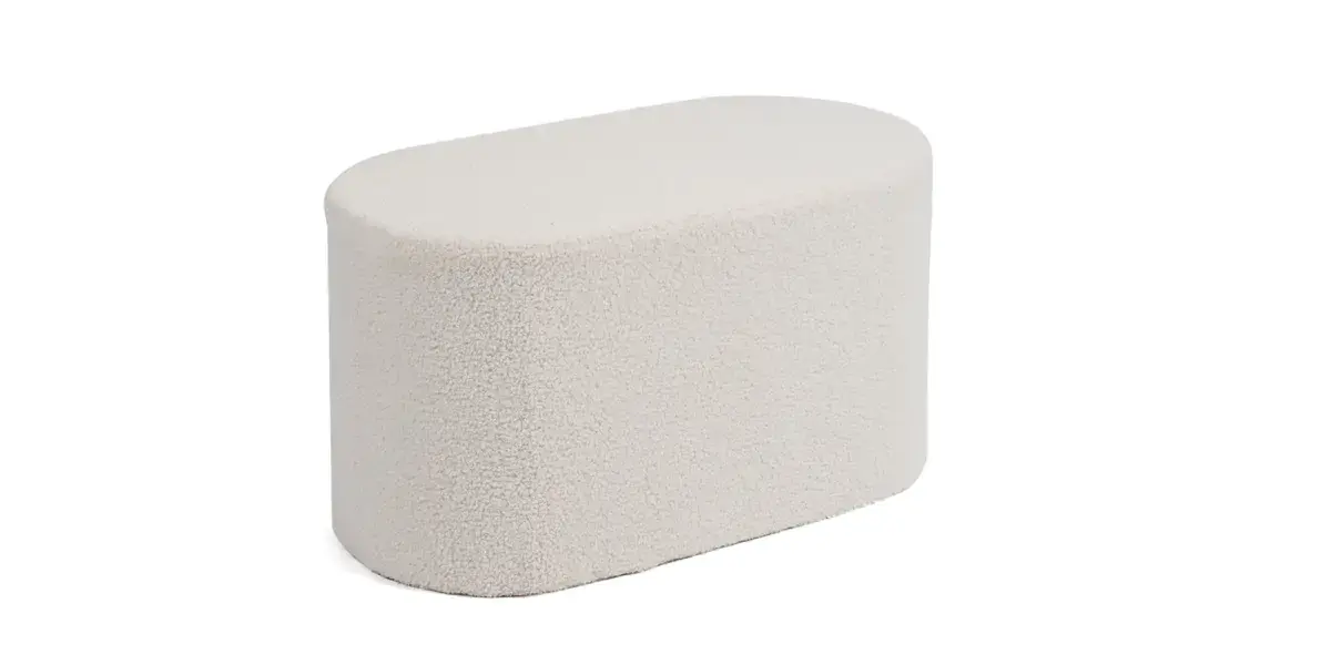 House 5 Puf ADAL bílá