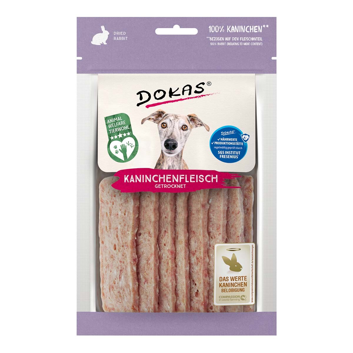 Dokas králičí maso sušené 12 × 70 g