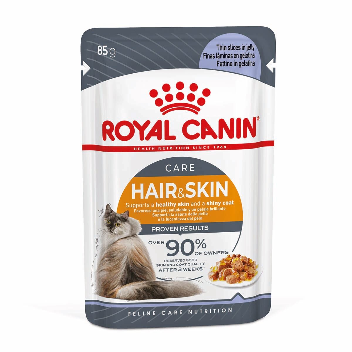 ROYAL CANIN Intense Beauty v želé pro krásnou srst 48 × 85 g