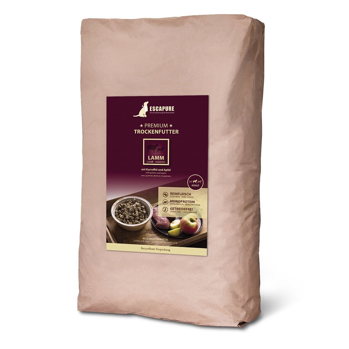ESCAPURE jehněčí Premium 2 × 12 kg